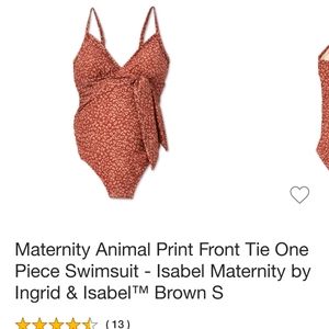 NWT Maternity swim suit